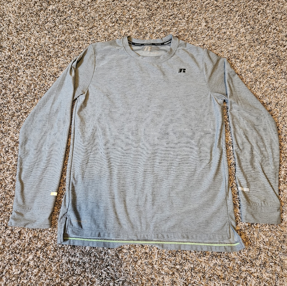 Crew Neck Long Sleeve Athletic Tee